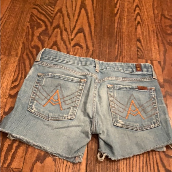 7 For All Mankind jean shorts, size 27 - Picture 3 of 4